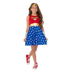 Halloween Wonder Woman Girls Dress Up Costume , NWT